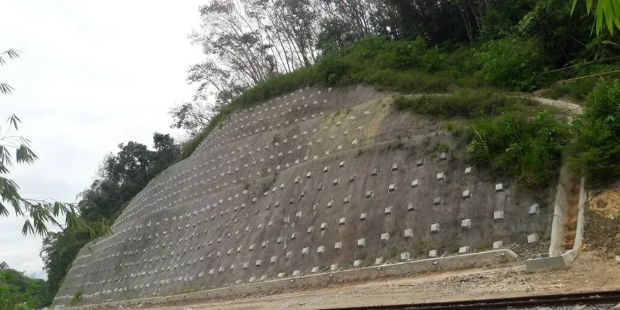Illustrative image of Slope stabilization design in Hobart